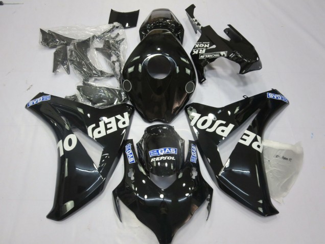 Negro Repsol 2008-2011 Honda CBR1000RR Carenados Moto Negro Repsol 2008-2011 Honda CBR1000RR Carenados Moto