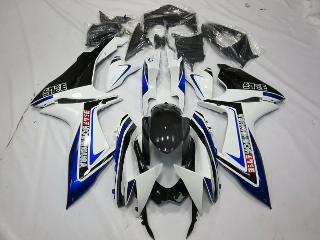 Negro Rockstar 2011-2024 Suzuki GSXR 600-750 Carenados Moto Negro Rockstar 2011-2024 Suzuki GSXR 600-750 Carenados Moto