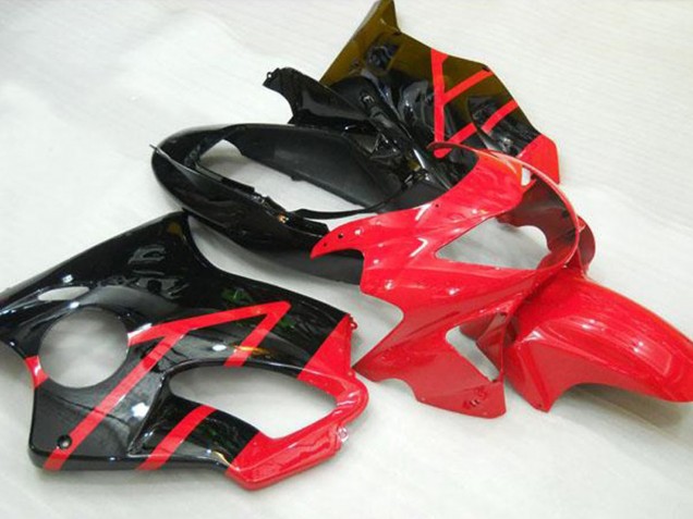 Negro Rojo 1999-2000 Honda CBR600 F4 Carenados Moto Negro Rojo 1999-2000 Honda CBR600 F4 Carenados Moto