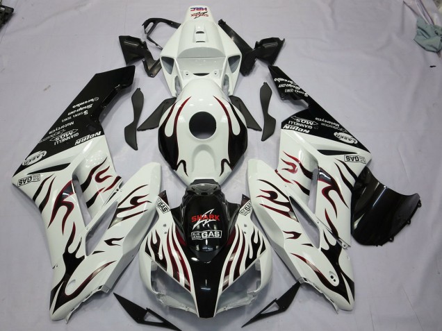Negro & Rojo Llama 2004-2005 Honda CBR1000RR Carenados Moto Negro & Rojo Llama 2004-2005 Honda CBR1000RR Carenados Moto