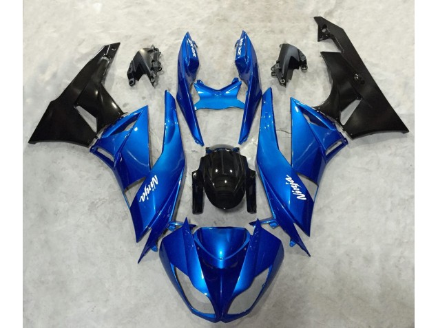 Ninja Azul & Negro 2009-2012 Kawasaki ZX6R Carenados Moto Ninja Azul & Negro 2009-2012 Kawasaki ZX6R Carenados Moto