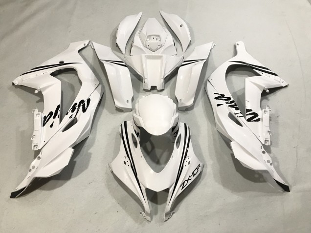 Ninja Blanco 2016-2019 Kawasaki ZX10R Carenados Moto