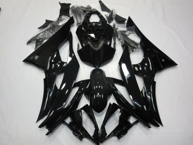 No2 Negro Brillante 2008-2016 Yamaha R6 Carenados Moto No2 Negro Brillante 2008-2016 Yamaha R6 Carenados Moto