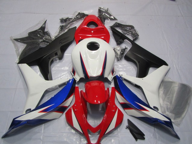 OEM Diseño De Estilo Blanco Rojo Azul 2007-2008 Honda CBR600RR Carenados Moto OEM Diseño De Estilo Blanco Rojo Azul 2007-2008 Honda CBR600RR Carenados Moto