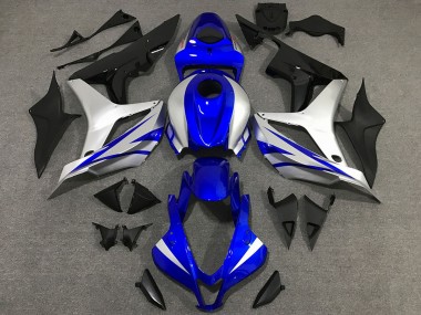 OEM Estilo Azul & Plateado 2007-2008 Honda CBR600RR Carenados Moto