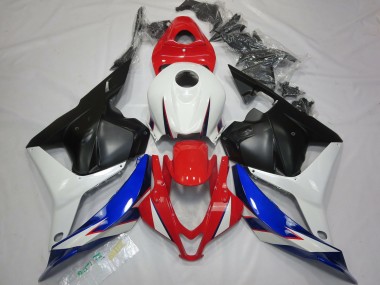 OEM Estilo Negro Blanco Rojo & Azul 2009-2012 Honda CBR600RR Carenados Moto