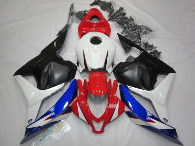 OEM Estilo Negro Blanco Rojo & Azul 2009-2012 Honda CBR600RR Carenados Moto OEM Estilo Negro Blanco Rojo & Azul 2009-2012 Honda CBR600RR Carenados Moto
