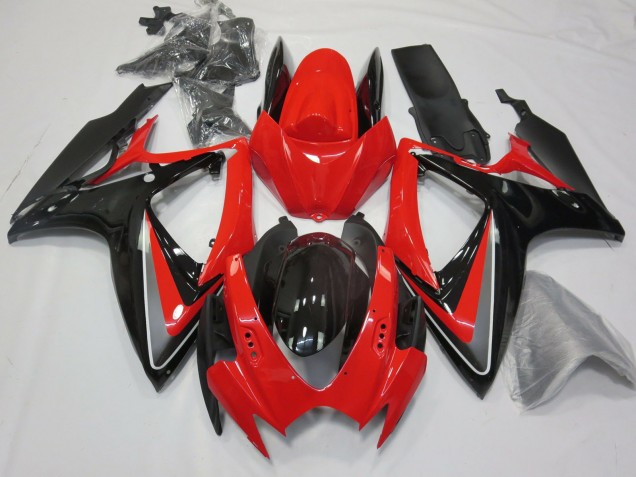 OEM Estilo Rojo 2006-2007 Suzuki GSXR 600-750 Carenados Moto