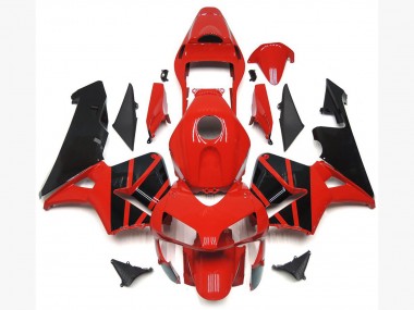 OEM Estilo Rojo Negro 2003-2004 Honda CBR600RR Carenados Moto