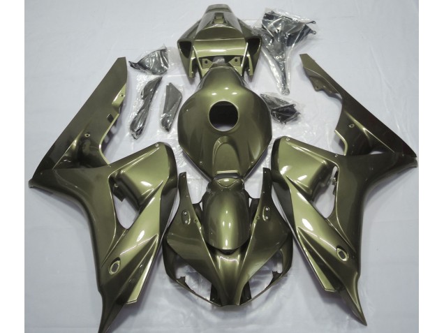 Oliva Sólida 2006-2007 Honda CBR1000RR Carenados Moto Oliva Sólida 2006-2007 Honda CBR1000RR Carenados Moto