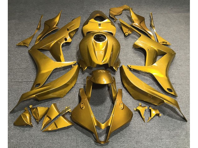Oro Brillante Liso 2007-2008 Honda CBR600RR Carenados Moto Oro Brillante Liso 2007-2008 Honda CBR600RR Carenados Moto
