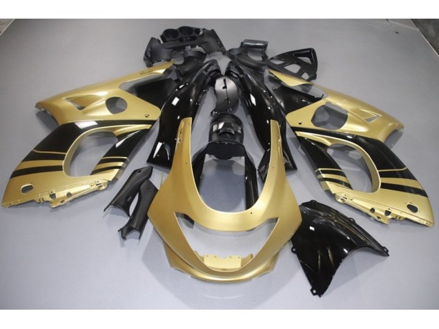 Oro Brillante & Negro 1998-2007 Yamaha YZF600 Carenados Moto Oro Brillante & Negro 1998-2007 Yamaha YZF600 Carenados Moto