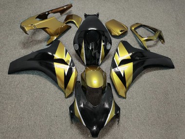 Oro & Negro 2008-2011 Honda CBR1000RR Carenados Moto