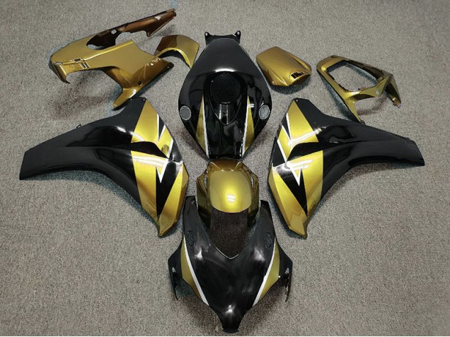 Oro & Negro 2008-2011 Honda CBR1000RR Carenados Moto Oro & Negro 2008-2011 Honda CBR1000RR Carenados Moto