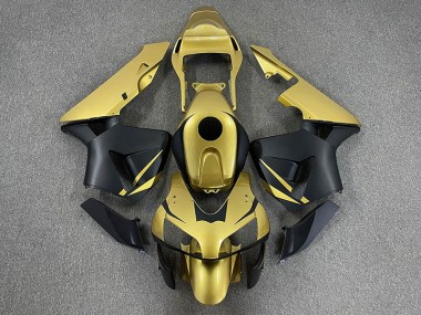 Oro & Negro Mate 2003-2004 Honda CBR600RR Carenados Moto