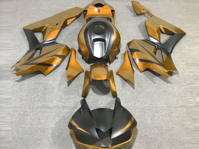 Oro & Negro Mate 2013-2023 Honda CBR600RR Carenados Moto Oro & Negro Mate 2013-2023 Honda CBR600RR Carenados Moto