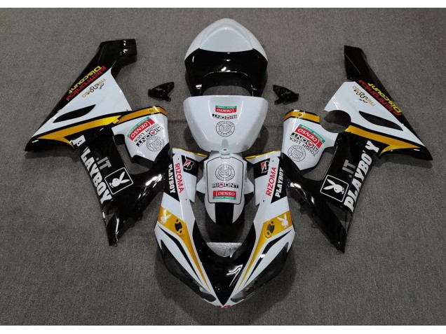 Oro Playboy 2005-2006 Kawasaki ZX6R Carenados Moto Oro Playboy 2005-2006 Kawasaki ZX6R Carenados Moto