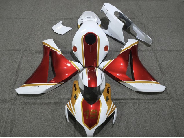 Oro & Rojo 19 2008-2011 Honda CBR1000RR Carenados Moto Oro & Rojo 19 2008-2011 Honda CBR1000RR Carenados Moto
