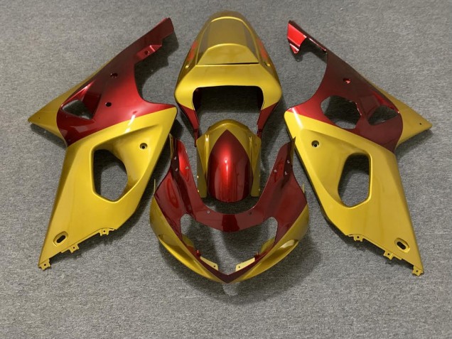 Oro & Rojo 2000-2002 Suzuki GSXR 1000 Carenados Moto Oro & Rojo 2000-2002 Suzuki GSXR 1000 Carenados Moto