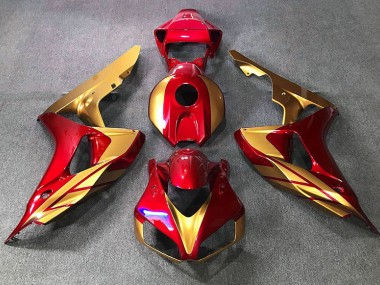 Oro Rojo 2006-2007 Honda CBR1000RR Carenados Moto
