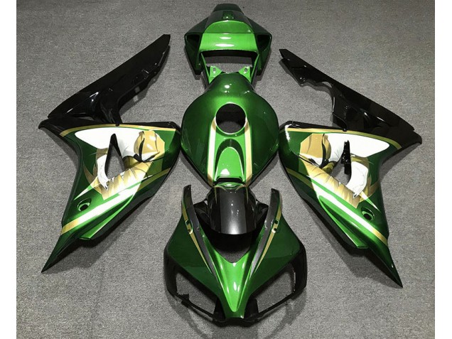 Oro Verde 2006-2007 Honda CBR1000RR Carenados Moto Oro Verde 2006-2007 Honda CBR1000RR Carenados Moto