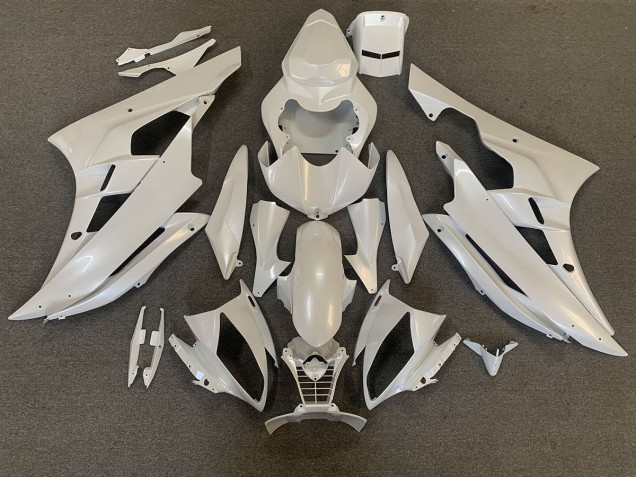 Perla Blanca 2006-2007 Yamaha R6 Carenados Moto Perla Blanca 2006-2007 Yamaha R6 Carenados Moto