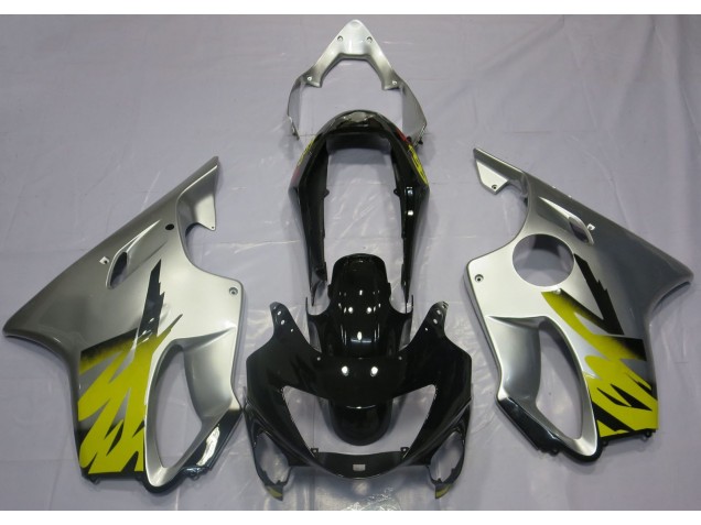 Plata Amarillo & Negro 1999-2000 Honda CBR600 F4 Carenados Moto Plata Amarillo & Negro 1999-2000 Honda CBR600 F4 Carenados Moto