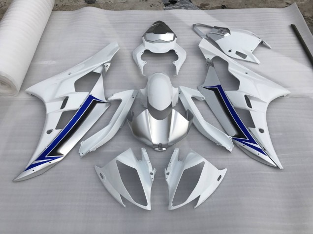 Plata & Azul 2006-2007 Yamaha R6 Carenados Moto Plata & Azul 2006-2007 Yamaha R6 Carenados Moto