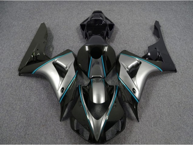 Plata Con Raya Diplomática Azul 2006-2007 Honda CBR1000RR Carenados Moto Plata Con Raya Diplomática Azul 2006-2007 Honda CBR1000RR Carenados Moto