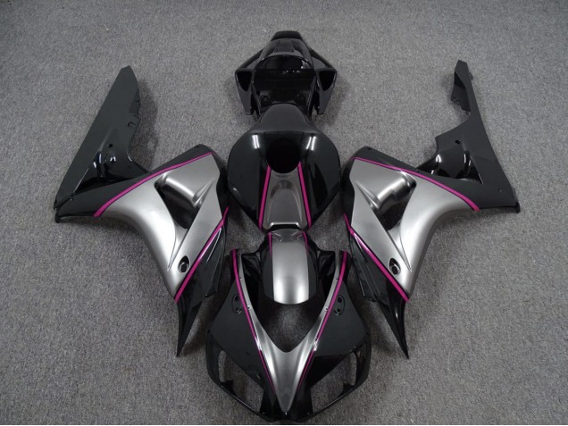 Plata Con Raya Diplomática Rosa 2006-2007 Honda CBR1000RR Carenados Moto Plata Con Raya Diplomática Rosa 2006-2007 Honda CBR1000RR Carenados Moto