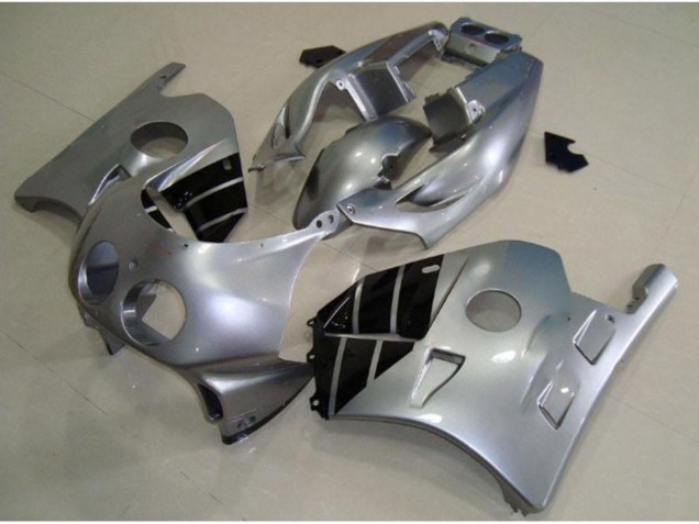 Plata & Negro 1990-1998 Honda CBR250RR Carenados Moto Plata & Negro 1990-1998 Honda CBR250RR Carenados Moto