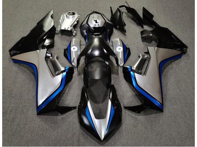 Plata & Negro & Azul 2017-2023 Honda CBR1000RR Carenados Moto Plata & Negro & Azul 2017-2023 Honda CBR1000RR Carenados Moto