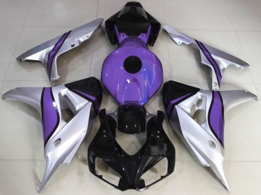 Plata & Púrpura Personalizado 2006-2007 Honda CBR1000RR Carenados Moto
