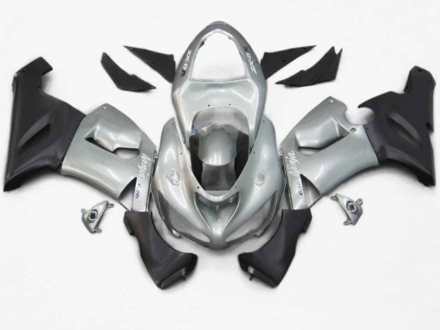 Plata Rojo Llama 2005-2006 Kawasaki ZX6R Carenados Moto Plata Rojo Llama 2005-2006 Kawasaki ZX6R Carenados Moto