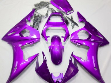 Púrpura Brillante 2003-2004 Yamaha R6 Carenados Moto