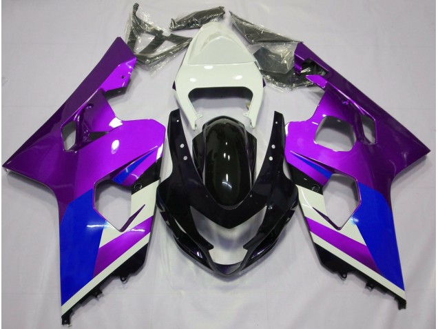 Púrpura Brillante 2004-2005 Suzuki GSXR 600-750 Carenados Moto