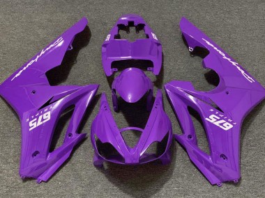 Púrpura Brillante 2006-2008 Triumph Daytona 675 Carenados Moto