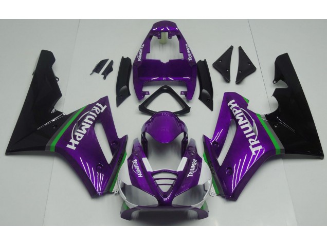 Púrpura Brillante 2009-2012 Triumph Daytona 675 Carenados Moto Púrpura Brillante 2009-2012 Triumph Daytona 675 Carenados Moto