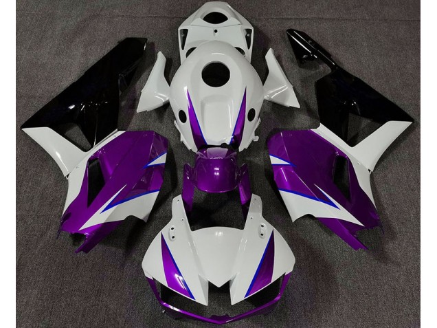 Púrpura Brillante Blanco & Azul 2013-2023 Honda CBR600RR Carenados Moto Púrpura Brillante Blanco & Azul 2013-2023 Honda CBR600RR Carenados Moto