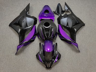 Púrpura Brillante & Negro 2009-2012 Honda CBR600RR Carenados Moto