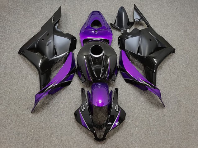 Púrpura Brillante & Negro 2009-2012 Honda CBR600RR Carenados Moto Púrpura Brillante & Negro 2009-2012 Honda CBR600RR Carenados Moto