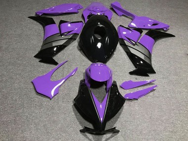 Púrpura Brillante Negro & Gris 2012-2016 Honda CBR1000RR Carenados Moto