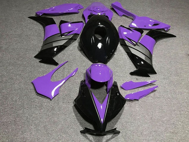 Púrpura Brillante Negro & Gris 2012-2016 Honda CBR1000RR Carenados Moto Púrpura Brillante Negro & Gris 2012-2016 Honda CBR1000RR Carenados Moto