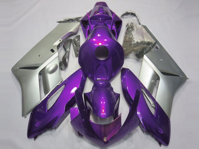Púrpura Brillante & Plata 2004-2005 Honda CBR1000RR Carenados Moto Púrpura Brillante & Plata 2004-2005 Honda CBR1000RR Carenados Moto