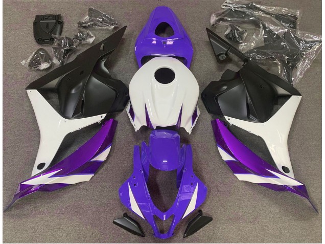 Púrpura Brillo Blanco & Violeta 2009-2012 Honda CBR600RR Carenados Moto Púrpura Brillo Blanco & Violeta 2009-2012 Honda CBR600RR Carenados Moto