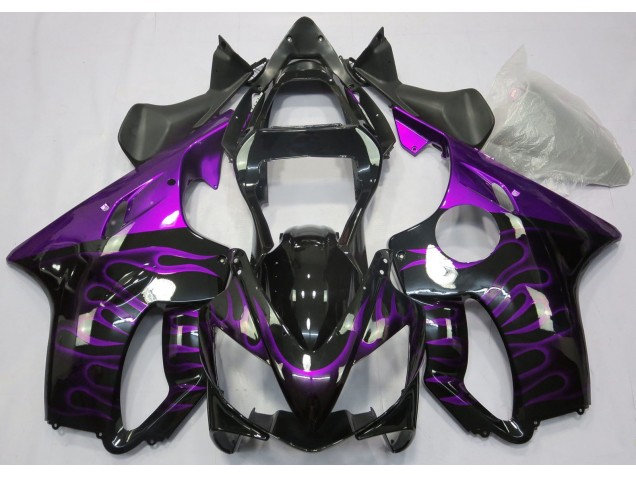 Púrpura Llama 2001-2003 Honda CBR600 F4i Carenados Moto Púrpura Llama 2001-2003 Honda CBR600 F4i Carenados Moto