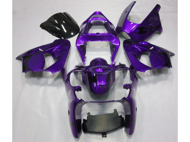 Púrpura Metálico 2000-2002 Kawasaki ZX6R Carenados Moto Púrpura Metálico 2000-2002 Kawasaki ZX6R Carenados Moto