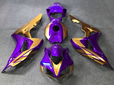 Púrpura & Oro 2006-2007 Honda CBR1000RR Carenados Moto