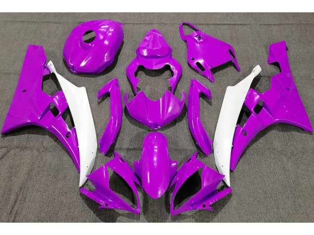 Púrpura Perla 2006-2007 Yamaha R6 Carenados Moto