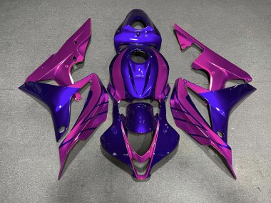 Púrpura & Rosa 2007-2008 Honda CBR600RR Carenados Moto